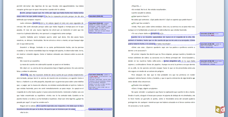 Los comentarios en Microsoft Word | Las herramientas del escritor (7)