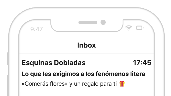 Regalar marcapáginas y otras estrategias para conseguir suscriptores | Esquinas Dobladas